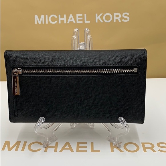 Michael Kors Jet Set Travel Lg Trifold Wallet - Picture 4 of 16